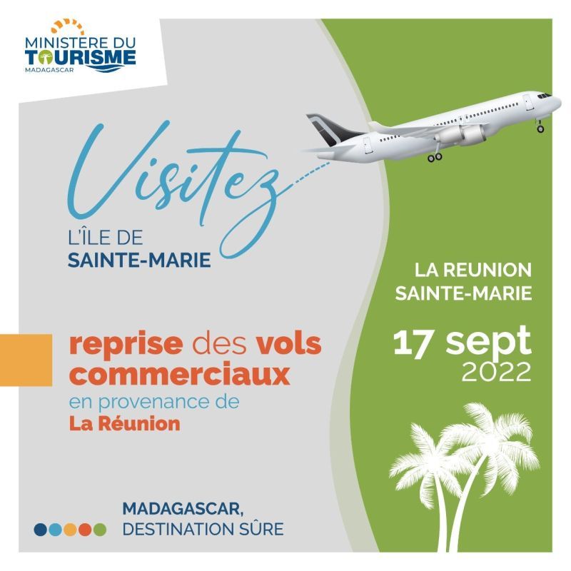 Sainte-Marie – La Réunion : Un premier vol de desserte prévu le 17 septembre 
